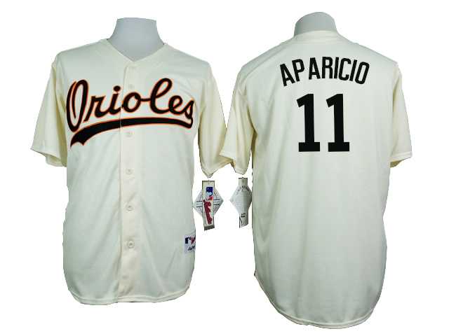 Baltimore Orioles #11 Luis Aparicio Mitchell And Ness Cream 1954 Turn Back The Clock Stitched Jersey JiaSu,We sell and wholesale Baltimore Orioles #11 Luis Aparicio Mitchell And Ness Cream 1954 Turn Back The Clock Stitched Jersey JiaSu on line form chian!
